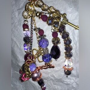 ORIGINAL handbag jewelry bag charm custom keychain purse bling MK, DB Hangtag